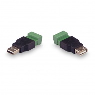 Kit for transferring USB on twisted pair USB (male) -USB (female)