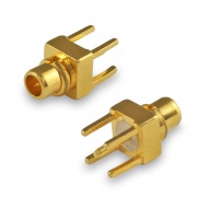 MMCX(male) connector, solder attachment, for PCB