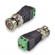 TS BNC (male) connector with screw terminal block