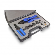 Set of tools for crimping coaxial cables, KI-C51