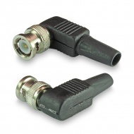 Connector B-C111F BNC (male) for screw, with cap, angle