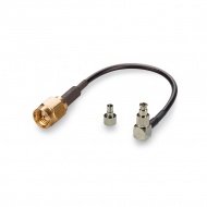 Universal pigtail (cable assembly) CRC9, TS9 - SMA(male)