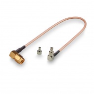 Universal pigtail (cable assembly) CRC9, TS9 - SMA (male), angled