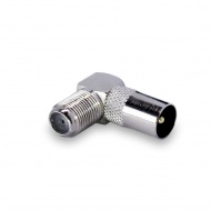 Right angle adapter F(female)-TV(male)