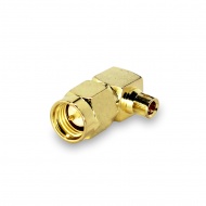 SMA(male) right angle connector for semi rigid cable RG405 (0.086")