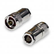 N(male) connector solder/clamp attachment for RG213 (N-112B, GN-302E, N-7304E)