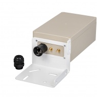 Bracket KG-SMAx2 with hermetic box for parabolic antenna (with RJ45 hermetic input)