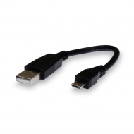 Adapter micro-USB - USB2.0, data transmission, 15 cm